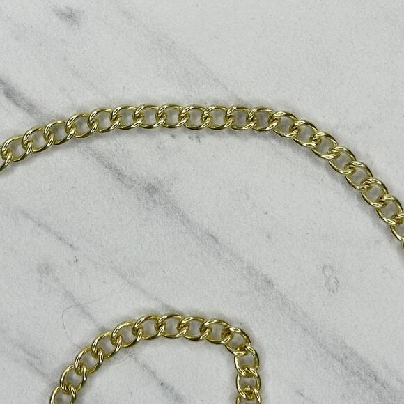 Gold Tone Chain Purse Strap 49" Crossbody Bag Replacement ✨ - Picture 9 of 12
